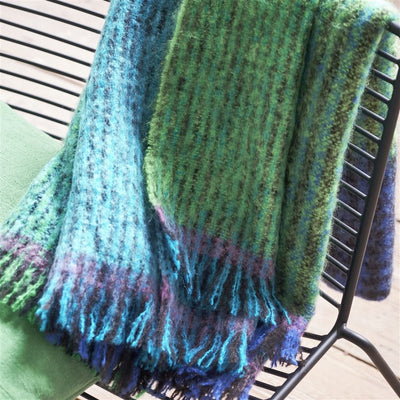 Designers Guild Katan Azure Throw