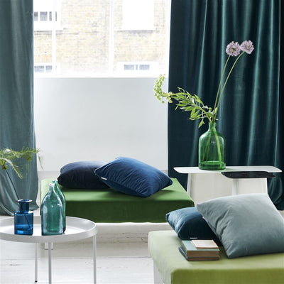 Designers Guild Essentials Velluto Stretto Moss