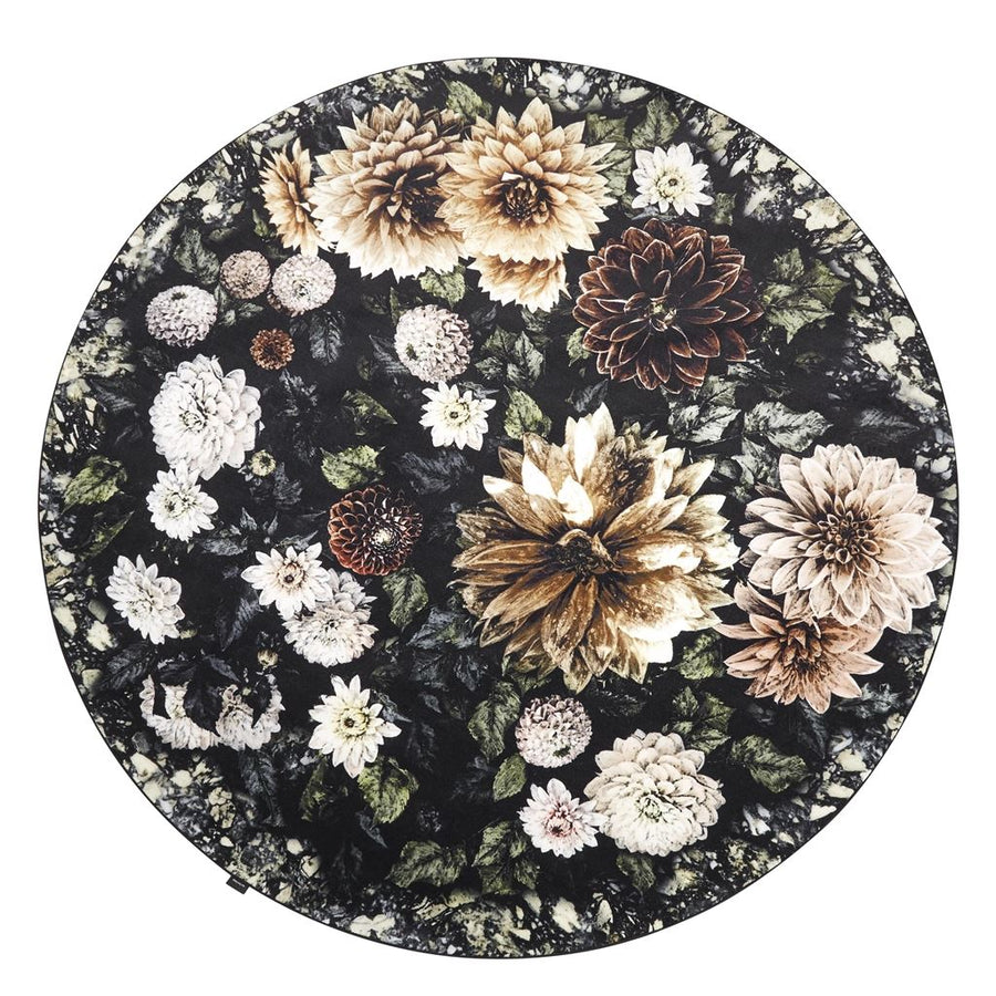 Dahlia Noir Slate Rug