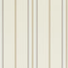 Marden Stripe - White / Tan